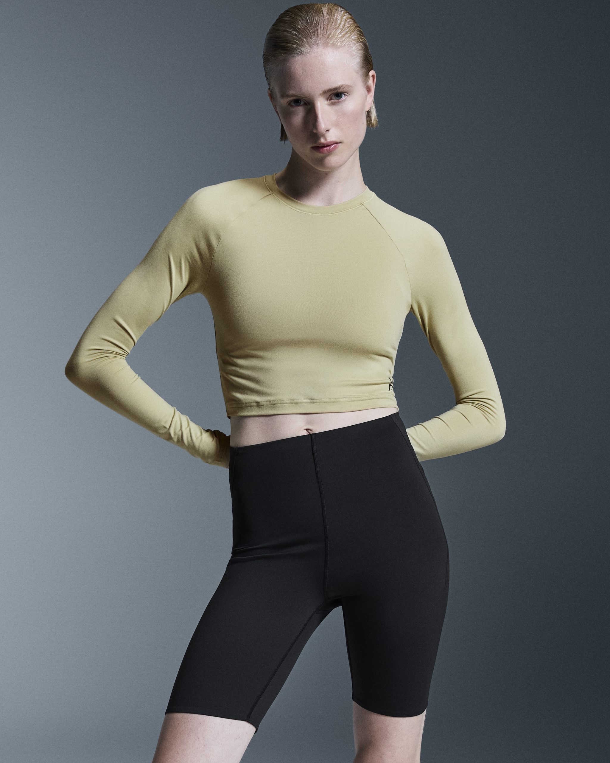 Women's Studio Long-T Crop - Image 3