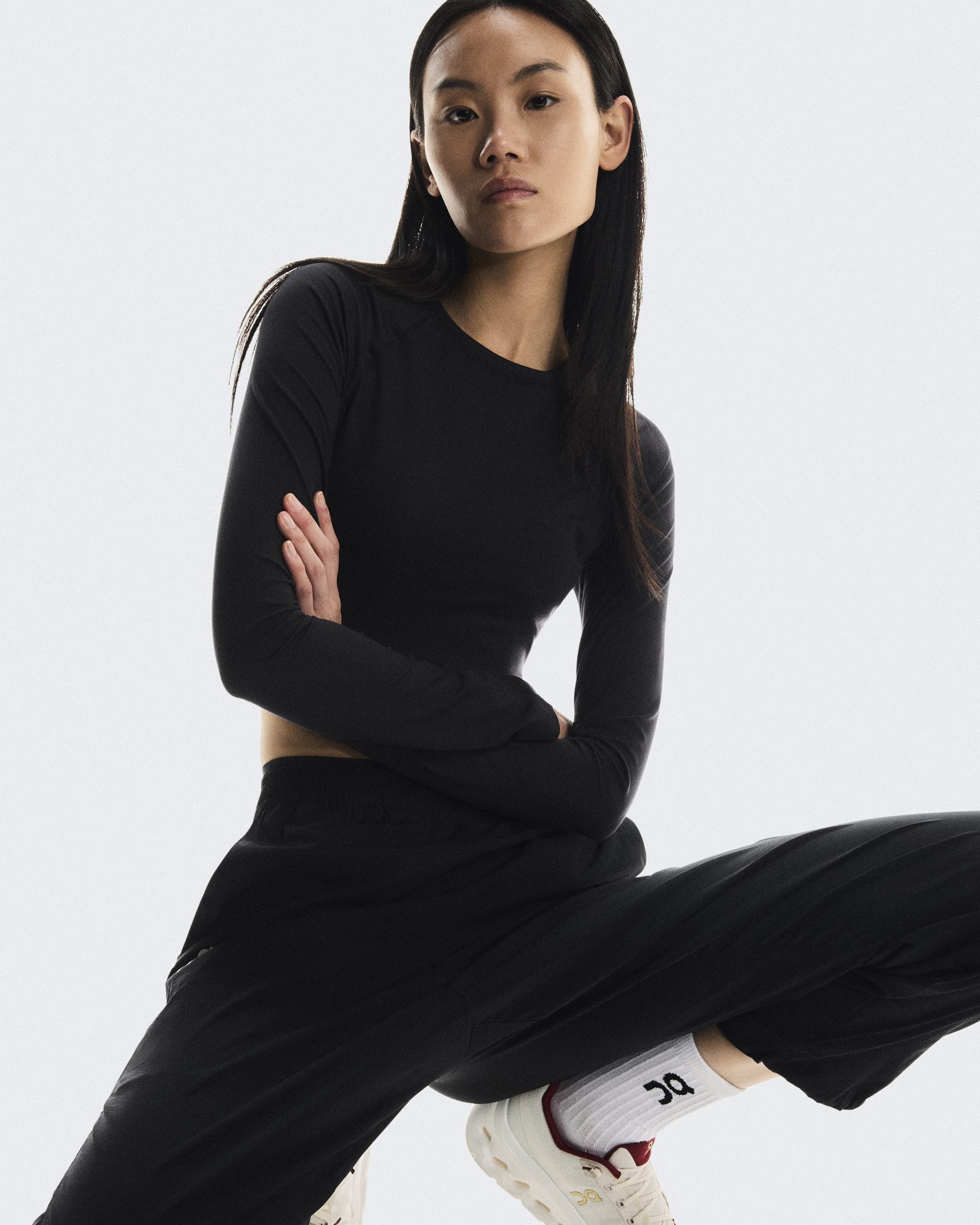 Women's Studio Long-T Crop - Image 5